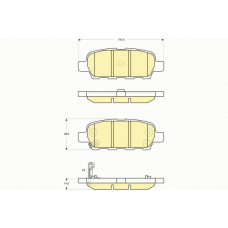 6132949 GIRLING Комплект тормозных колодок, дисковый тормоз