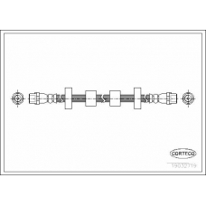 19032719 CORTECO Тормозной шланг