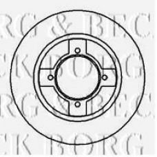 BBD4549 BORG & BECK Тормозной диск