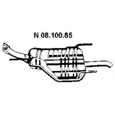 08.100.85 EBERSPACHER Глушитель выхлопных газов конечный