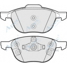 PAD1821 APEC Комплект тормозных колодок, дисковый тормоз