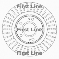 FBD1529 FIRST LINE Тормозной диск
