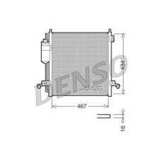 DCN45001 DENSO Радиатор кондиционера..