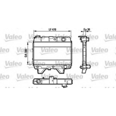 730063 VALEO Радиатор, охлаждение двигателя