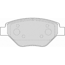 FD6864N NECTO Комплект тормозных колодок, дисковый тормоз