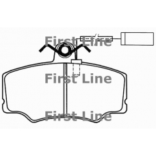 FBP1199 FIRST LINE Комплект тормозных колодок, дисковый тормоз