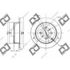 BD1451 DJ PARTS Тормозной диск