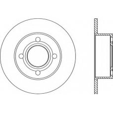 BDR1025.10 OPEN PARTS Тормозной диск