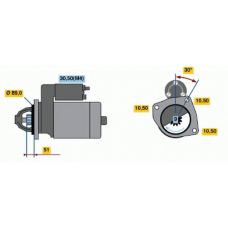 0 001 362 051 BOSCH Стартер