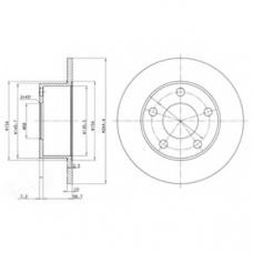 BG2746 DELPHI Тормозной диск