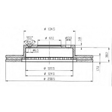 BDC3525 QUINTON HAZELL Тормозной диск