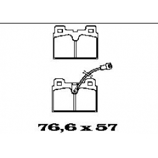 BL1153A2 FTE Колодки тормозные