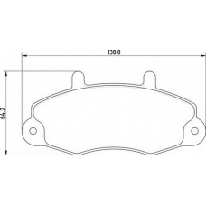 363700209099 MAGNETI MARELLI Комплект тормозных колодок, дисковый тормоз