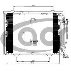 300262 ACR Конденсатор, кондиционер