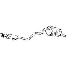 287-019 BOSAL Глушитель выхлопных газов конечный