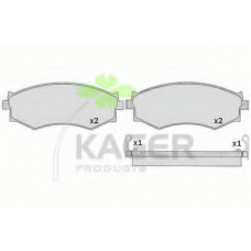 35-0262 KAGER Комплект тормозных колодок, дисковый тормоз