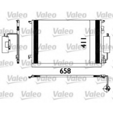 817648 VALEO Конденсатор, кондиционер