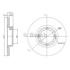 0 986 BB4 297 BOSCH Тормозной диск