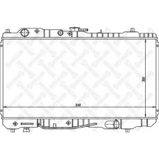 10-25857-SX STELLOX Радиатор, охлаждение двигателя