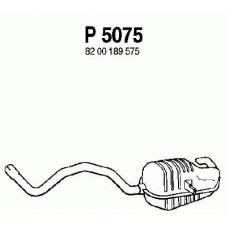 P5075 FENNO Глушитель выхлопных газов конечный