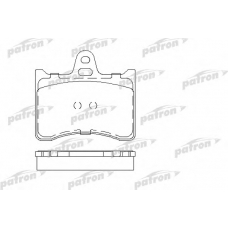PBP196 PATRON Комплект тормозных колодок, дисковый тормоз