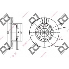 BD1586 DJ PARTS Тормозной диск