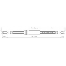 VBH656 MOTAQUIP Тормозной шланг