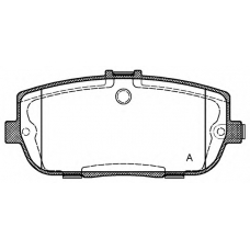 BPA1190.01 OPEN PARTS Комплект тормозных колодок, дисковый тормоз