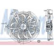 85674 NISSENS Вентилятор, охлаждение двигателя