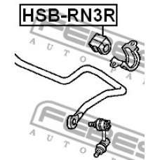 HSB-RN3R FEBEST Опора, стабилизатор