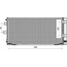 350203427000 MAGNETI MARELLI Конденсатор, кондиционер