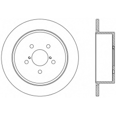 BDR2470.10 OPEN PARTS Тормозной диск