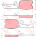 GDB128 TRW Комплект тормозных колодок, дисковый тормоз