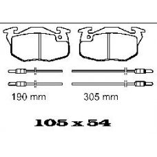 BL1202A2 FTE Колодки тормозные