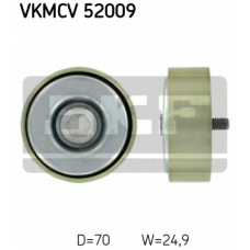 VKMCV 52009 SKF Паразитный / ведущий ролик, поликлиновой ремень
