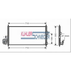 1623901 KUHLER SCHNEIDER Конденсатор, кондиционер