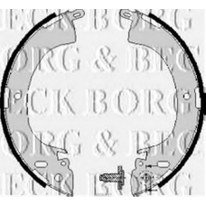 BBS6197 BORG & BECK Комплект тормозных колодок