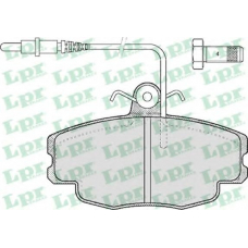05P422 LPR Комплект тормозных колодок, дисковый тормоз