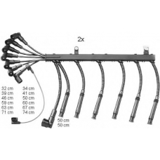 ZEF1176 BERU Комплект проводов зажигания