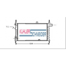 0603101 KUHLER SCHNEIDER Радиатор, охлаждение двигател