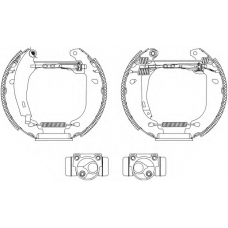 8DB 355 003-761 HELLA PAGID Комплект тормозных колодок