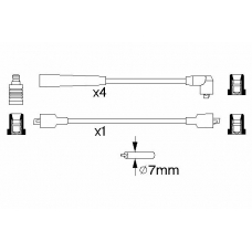 0 986 356 839 BOSCH Комплект проводов зажигания