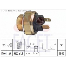 7.5020 FACET Термовыключатель, вентилятор радиатора