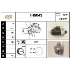 TR9043 SNRA Стартер