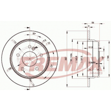 BD-3181 FREMAX Тормозной диск