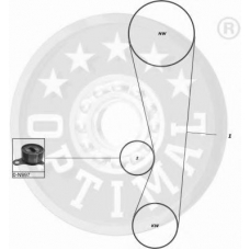 SK-1275 OPTIMAL Комплект ремня грм