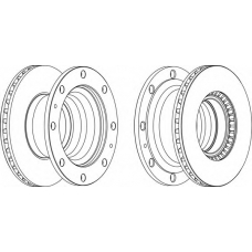 FCR232A FERODO Тормозной диск