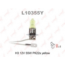 L10355Y LYNX L10355y лампа автомобильная h3 12v55w pk22s yellow lynx