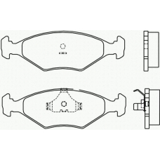 T1146 PAGID Комплект тормозных колодок, дисковый тормоз