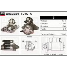 DRS3384 DELCO REMY Стартер